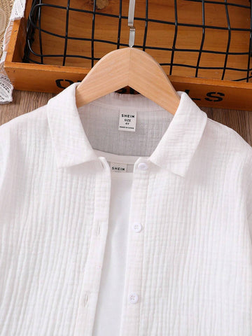 Young Girl Drop Shoulder Solid Longline Shirt Summer / Fall Blouse Tops Vacation Clothes,Great For Casual & Daily Wear & School Daily