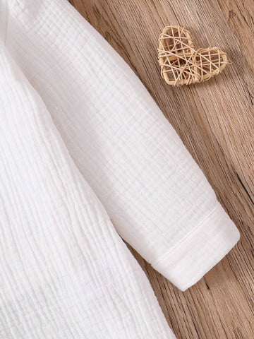 Young Girl Drop Shoulder Solid Longline Shirt Summer / Fall Blouse Tops Vacation Clothes,Great For Casual & Daily Wear & School Daily