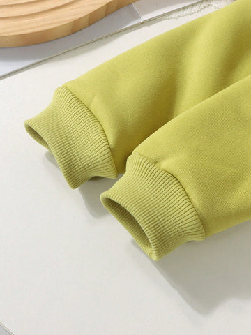Young Girl Fleece Hoodies New Autumn/Winter Thicker Warm Outerwear Boys Girls Baby Clothes Toddler Apparel
