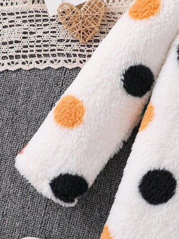 Young Girl Floral Knitted Round Neck Loose Casual Dress With Adjustable Strap Handbag