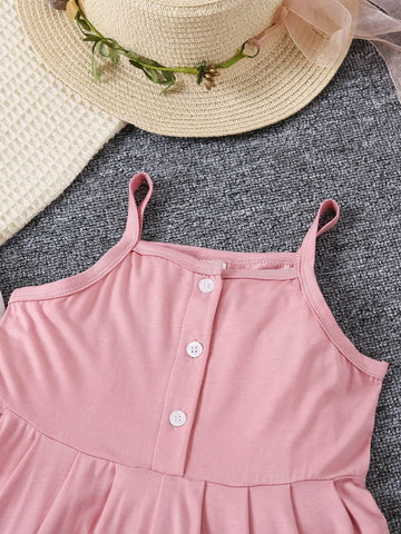 Young Girl Floral Print Short Cardigan With Lace Trim And Ribbon Tie, Matching Spiral-Pattern Jumpsuit Set, 2pcs For Spring And Summer