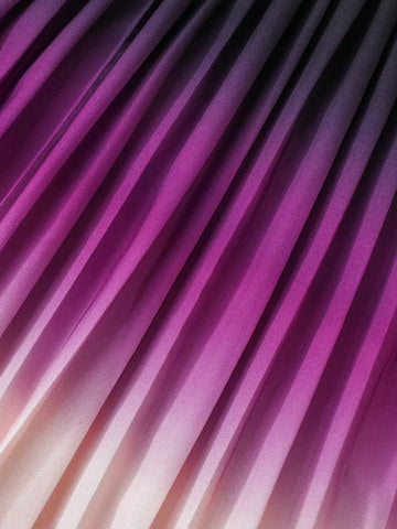 Young Girl Gradient Colorblock Pleated Hem Sleeveless Dress For Summer Dress For Young Girl Girl Elegant