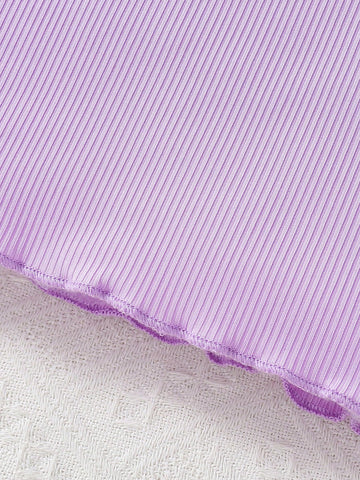 Young Girl Heart Embroidery Casual Short Sleeve Summer Dress