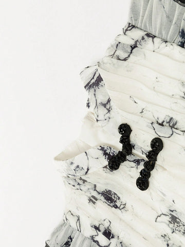 Young Girl Ink Style Dress Chinese Style Costume Children Summer Clothes 2020 New Arrival