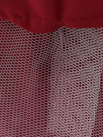 Young Girl' Layered Satin & Tulle Puffy Party Dress, Elegant For Birthday, Outdoor Party