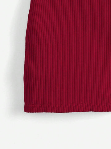 Young Girl Off Shoulder Striped Dress, Comfortable, Lovely And Sweet, Suitable For Summer