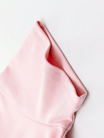 Young Girl Quick-Drying Polo Collar Dress Summer 2024 New Anti-Sweat Children's Dress For Girls