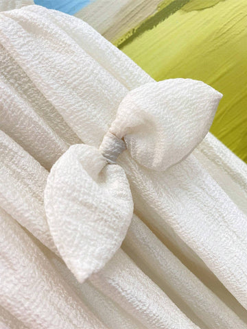 Young Girl Short Sleeve Princess Dress For Holiday, Wedding Or Flower Girl, Cute Summer Dress