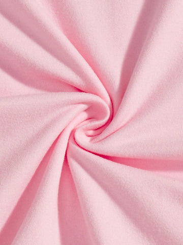 Young Girl Slogan Pattern Printed Short Sleeve T-Shirt, Summer Casual Wear