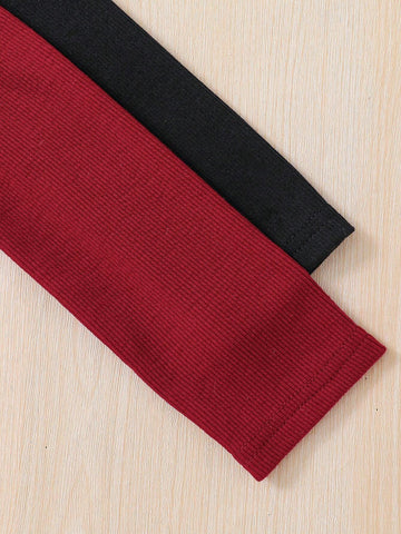 Young Girl Solid Color Round Neck Cold Shoulder Bodycon Casual Sweater Dress