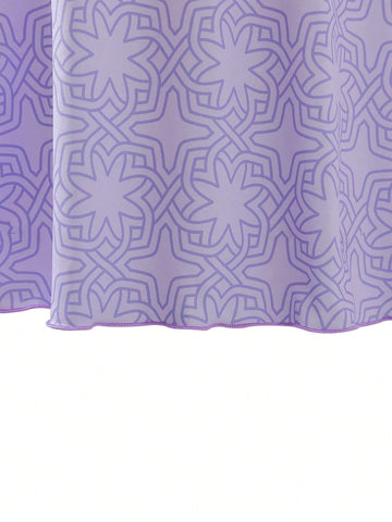 Young Girl Spring/Summer Casual Long Sleeve Printed Dress With Face Mask