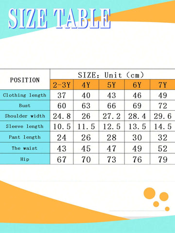 Young Girl Star Pattern Printed Short-Sleeved T-Shirt And Denim Shorts