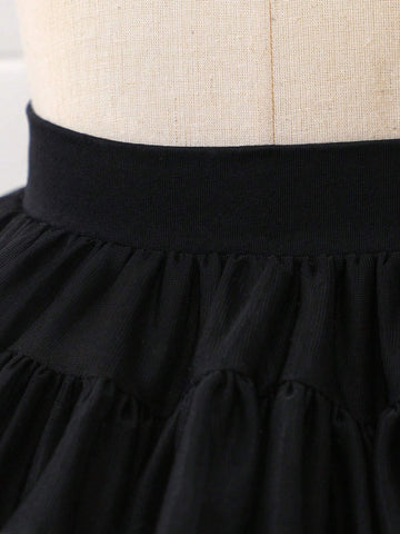 Young Girl Tutu Skirt, 2024 Spring/Summer New Style Fluffy Skirt, Baby Children Fashionable Pettiskirt