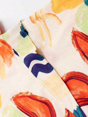 Young Girl Vacation Beach Dress Children Summer Sleeveless Dress 2024 New Pure Cotton Stylish Girl Skirt