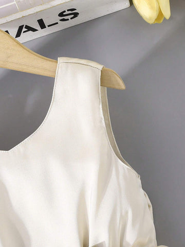 Young Girl Wedding Diary Summer Gorgeous Butterfly Mesh Sleeveless Floral Party Dress