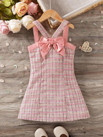 Young Girls' Bow Decorated Dress