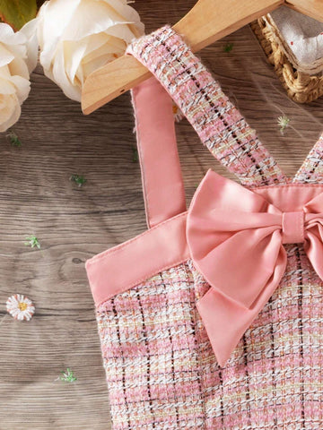 Young Girls' Bow Decorated Dress