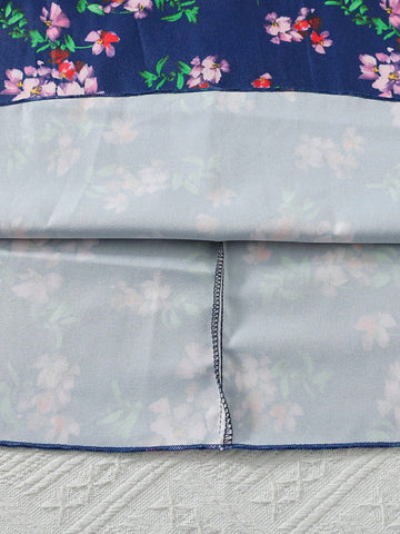 Young Girls' Casual Printed Simple Daily Dress (Random Pattern)