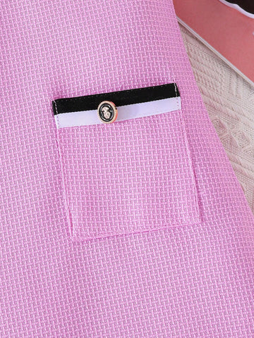 Young Girls Color-Block Top Dress, Summer