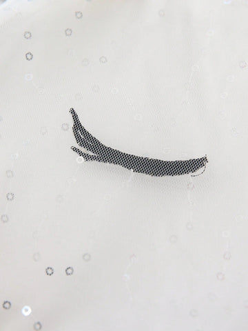 Young Girls' Cute Cartoon Printed Colorful Mesh Flutter Sleeve Dress, Summer