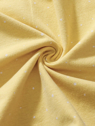 Young Girls' Fashion Short Sleeve Knitted Casual Dress