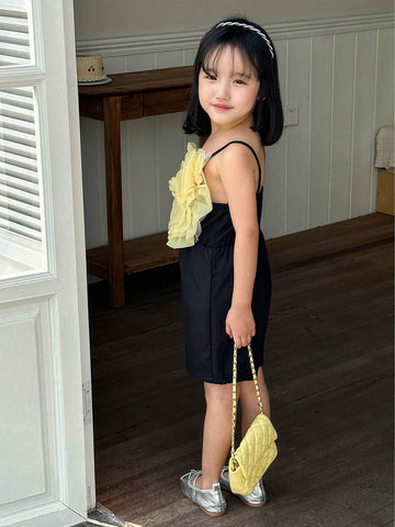 Young Girls Floral Maxi Dress For Wedding Season, Suitable For Mother Day Sleeveless Dress