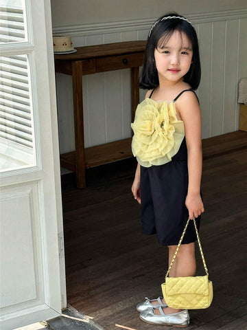 Young Girls Floral Maxi Dress For Wedding Season, Suitable For Mother Day Sleeveless Dress