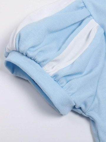 Young Girls Luxury Knit Princess Dress, Summer Long Sleeve Dress Suitable For Birthday Party, Halloween Costume, Cosplay, Stage Performance