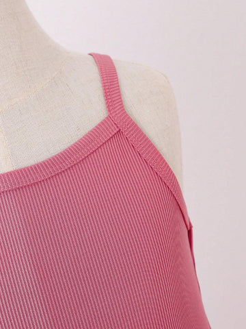 Young Girls New Arrival Sleeveless Mesh Tutu Dress With Spaghetti Straps, Children's Princess Party Gown