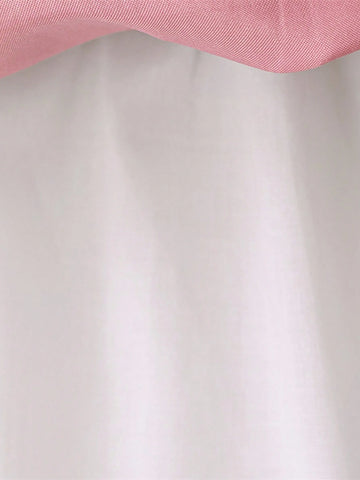 Young Girls Pink Pearl Embellished Princess Dress With Headband, Suitable For Role Play Party