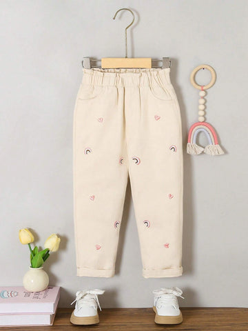 Young Girls' Simple Casual Jeans