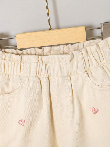 Young Girls' Simple Casual Jeans