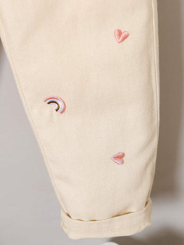 Young Girls' Simple Casual Jeans