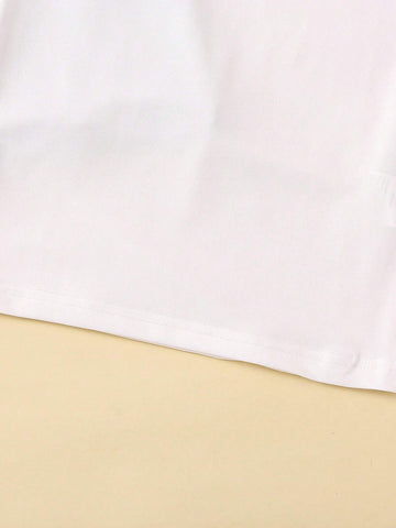 Young Girl's Simple Halter Neck Sleeveless Dress For Summer