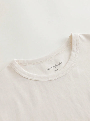 Young Girls' Soft And Breathable Loose Round-Neck Short-Sleeved T-Shirt With Quick-Drying Performance, Summer