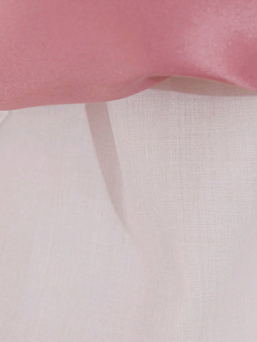 Young Girls' Spaghetti Strap 3D Rose Floral Mesh Performance Dress, Suitable For Birthday Party And Formal Occasions