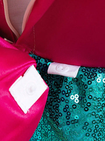 Young Girls' Sparkle Pearl Decorated Mesh Tulle Princess Dress For Role Play Party