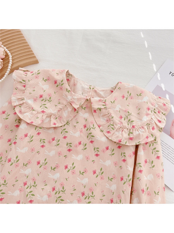 Young Girls' Spring And Autumn Clothing 2024 New Fashionable Korean Style Clothing Cute And Versatile Pullover Shirt