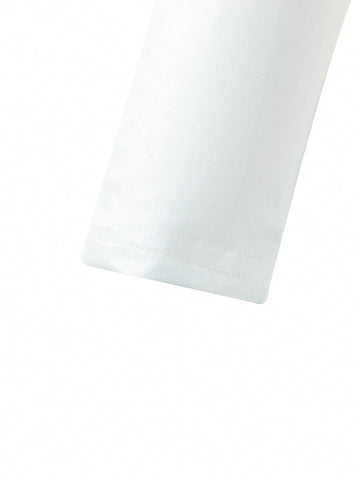 Young Girl's Style Casual Color Block Printed Long Sleeve Dress And Face Cover Set