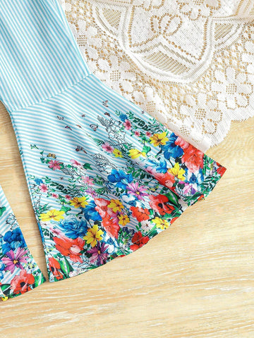 Young Girls' Summer Holiday Sporty Leisure Comfortable Beautiful Loose Long Pants