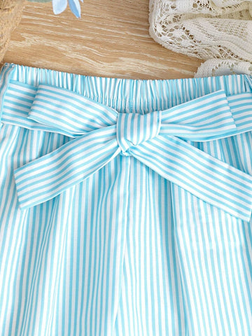 Young Girls' Summer Holiday Sporty Leisure Comfortable Beautiful Loose Long Pants