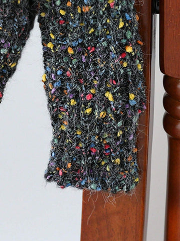 Young Girls Sweaters - Adorable Double Layer Crew Neck Knitted Pullover, Elegant And Fashionable, Suitable For Daily Outings And Travel, Warm For Autumn/Winter