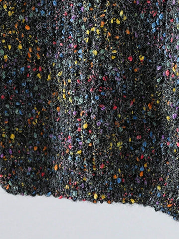 Young Girls Sweaters - Adorable Double Layer Crew Neck Knitted Pullover, Elegant And Fashionable, Suitable For Daily Outings And Travel, Warm For Autumn/Winter