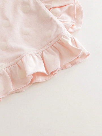 Young Girls' Sweet And Lovely Lace Cap Sleeve T-Shirt With Round Neckline, Breathable, Summer