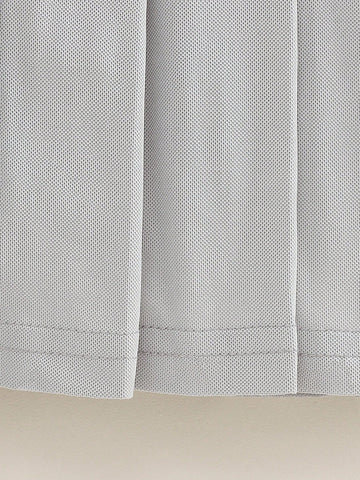 Young Girls Toddler Cute Casual Polo Collar Half-Open Front Short Sleeve Pleated A-Line Dress