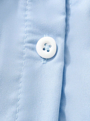 Young Girls Waist Fitted White Shirt, Suitable For Work And Casual Wear