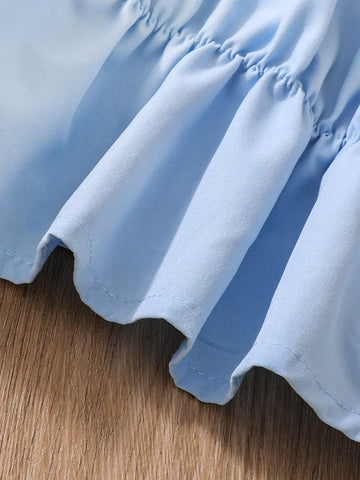 Young Girls Waist Fitted White Shirt, Suitable For Work And Casual Wear