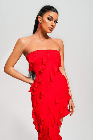 Sucia Strapless Midi Dress