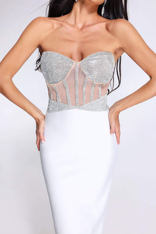 Estrellita Diamante Bandage Dress