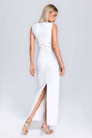 Althea Halter Bandage Maxi Dress